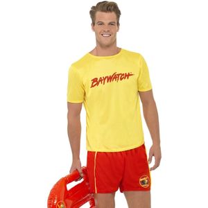 Carnaval Baywatch Lifeguard Kostuum - Geel - Maat M - Carnaval