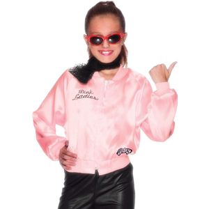 Carnaval Grease Roze Jasje Kinderen - Roze - Maat S - Carnaval