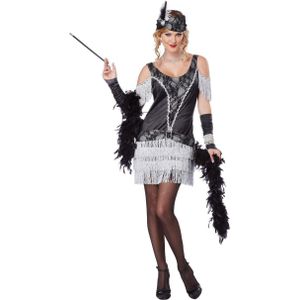 Carnaval Razzle Dazzle Kostuum - Zwart - Maat XS - Carnaval