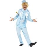 Carnaval Dumb And Dumber Blauwe Tuxedo Kostuum - Blauw - Maat XL - Carnaval