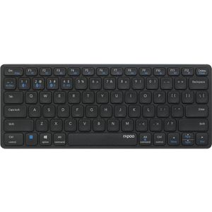 Rapoo E9050L draadloos compact toetsenbord donkergrijs | toetsenbord keyboard ergo ergonomisch draadloos mechanisch mechanical compact ergonomic