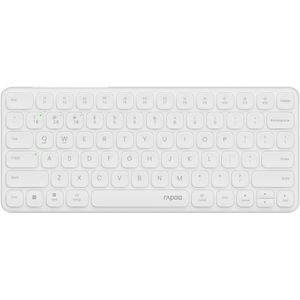 Rapoo E9050L - Draadloos Toetsenbord - Wit - Compact Ergonomisch