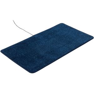 Ergopro - Verwarmde Voetenmat - 100 x 50 cm - Marine Blue
