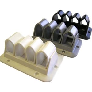 KlipZ zelfklevende kabelklem klein wit | bureau kabels draden snoeren computerkabels wegwerken opbergen tv draden snoeren ikea vloer netwerkkabel