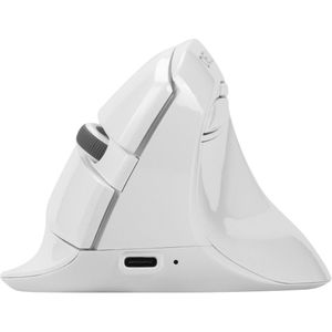 Delux Mini Ice charge draadloos rechtshandig | ergo ergonomische muis draadloos bluetooth computermuis bedraad
