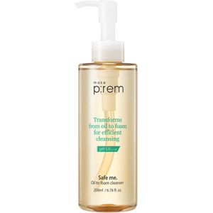 Make Pr:em Safe Me Oil to Foam Cleanser (200 ml)