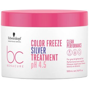 Masker Voor Grijs Haar Schwarzkopf Bonacure Color Freeze Silver (500 ml) pH 4.5