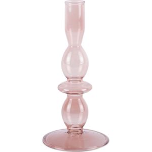 PresentTime Present Time Glass Art Bubbles Kandelaar - Medium/roze