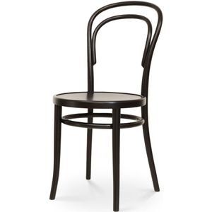 Fameg Vienna Thonet No. 14 houten bistrostoel zwart