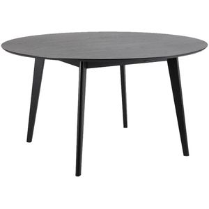 Lisomme Jade houten eettafel zwart - Ø 140 cm