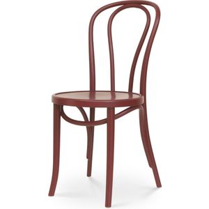 Fameg Vienna Thonet No. 18 houten bistrostoel burgundy