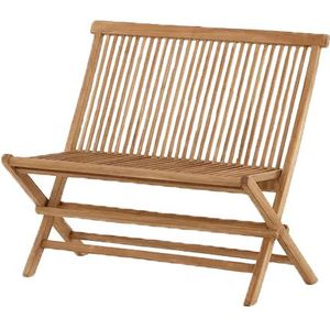 Nest outdoor Joan houten tuinbank naturel - 100 x 62 cm