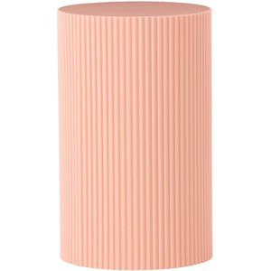 Nest living Asa houten bijzettafel zacht roze - Ø 31 cm
