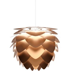 Umage Aluvia Mini hanglamp brushed bronze - met koordset wit - Ø 40 cm