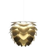 Umage Aluvia Medium hanglamp brushed brass - met koordset wit - Ø 59 cm