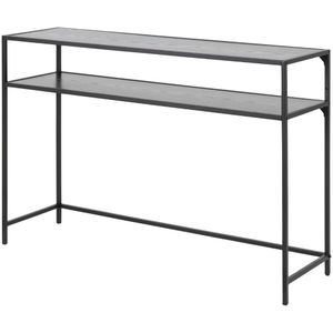 Lisomme Vic houten sidetable zwart - 120 x 35 cm