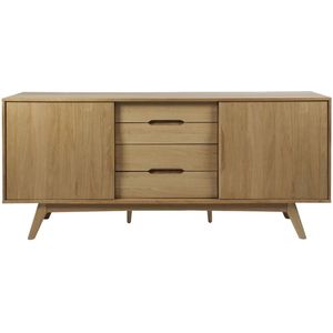 Lisomme Toby houten dressoir naturel - 180 x 44 cm