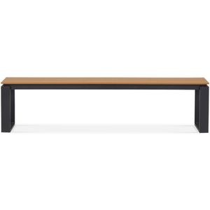Lisomme - Abel - Tuinbank - Bruin - Metaal - 180 x 43 cm