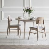 Rowico Home - Filippa - Eettafel - Ronde - Massief Eikenhout - Whitewash - Ø120 cm