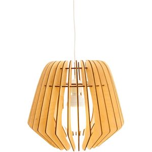 Bomerango Original M houten hanglamp medium - met koordset wit - Ø 37 cm