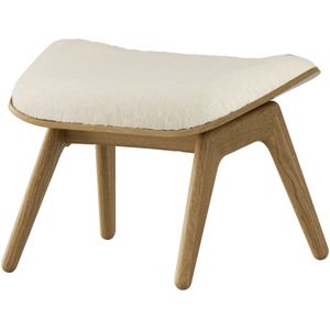 Umage The Reader Ottoman houten voetenbank - Teddy white
