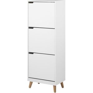 Lisomme Fabienne houten schoenenkast wit