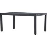 Nest outdoor Grace aluminium uitschuifbare tuintafel zwart - 160 tot 240 x 100 cm