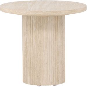 Nest Living - Nohr - Salontafel - Beige - Hout - Ø 50 cm