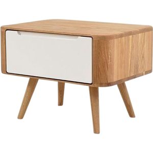 Gazzda Ena nightstand 55 houten nachtkastje naturel - 1 lade