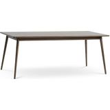 Olivine Boas verlengbare houten eettafel gerookt eiken - 190 x 90 cm