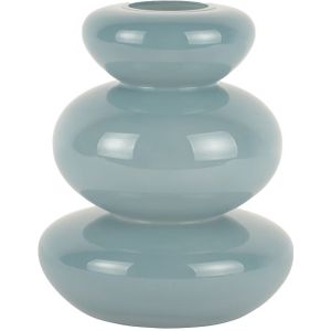 Present Time Vaas Bubbles - Blauw - 17x17x20cm - Modern