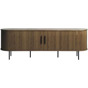 Olivine Lenn houten tv meubel gerookt eiken - 180 x 40 cm