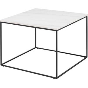 Lisomme Nina marmeren salontafel wit - 60 x 60 cm