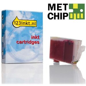 Canon CLI-8R inktcartridge rood met chip (123inkt huismerk)