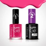 Rimmel London SuperGel nagellak - 025 Urban Purple