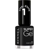 Rimmel London SuperGel Gel nagellak - 070 Blackest Black