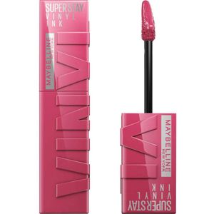 Maybelline New York - SuperStay Vinyl Ink Lipstick - 20 Coy - Roze - Langhoudende Lippenstift - 4,2 ml