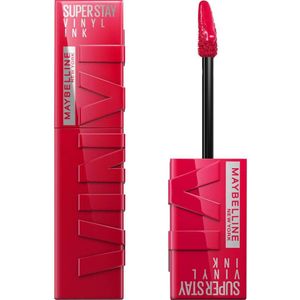 Maybelline New York - SuperStay Vinyl Ink Lipstick - 50 Wicked - Rood - Langhoudende Lippenstift - 4,2 ml