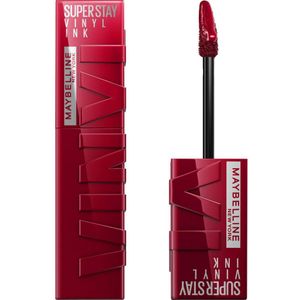 Maybelline New York - SuperStay Vinyl Ink Lipstick - 55 Royal - Rood - Langhoudende Lippenstift - 4,2 ml