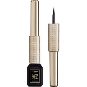 L’Oréal Paris Matte Signature Eyeliner van Superliner – Matte Liquid Eyeliner - Waterproof - 01 Black Signature – Zwart