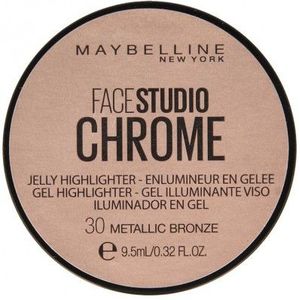 Maybelline - Facestudio Chrome Jelly Highlighter 8.6 ml 30 Metallic Bronze