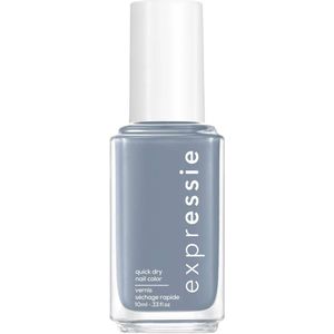 essie - expressie - 340 air dry - blauw - sneldrogende nagellak - 10ml