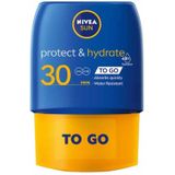 NIVEA SUN protect & hydrate to go zonnemelk pocket size SPF 30 - 50 ml
