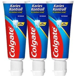 Colgate Karies Kontrol Tandpasta 3 x 20 ml