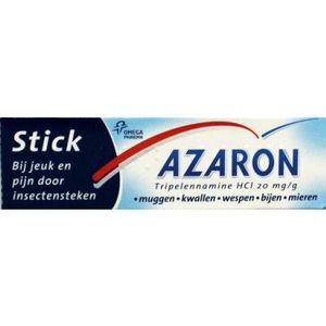 Azaron Stick - Tegen jeuk en pijn door insectensteken, zoals bijen, mieren en door de processierups