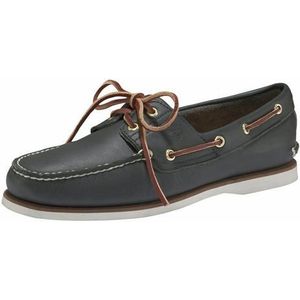 Timberland Classic Boat 2-Eye Mens Navy Smooth-Schoenmaat 45,5