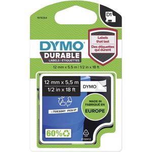 Dymo 1978364 tape zwart op wit 12 mm (origineel)