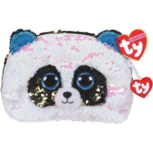 TY Fashion Handtas Panda Bamboo 20 cm Zwart/Wit