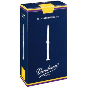 Vandoren Classic Bb-Klarinette 3 doos met 10 rieten - Riet voor Bb klarinet (Frans)