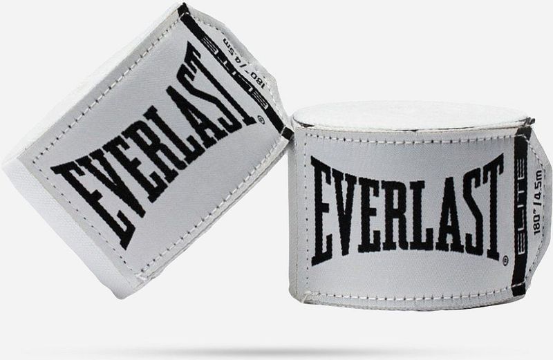Everlast Elite Handwraps White 457cm - Standaard